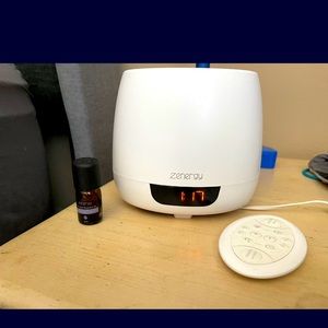 IHome Zenergy Diffuser W/ Remote & Lavender Oil